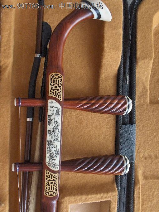 精品高档二胡(骨雕,白弓子,高档二胡盒)音质好,初学,演奏均可