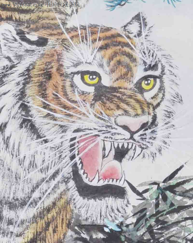 国画原作下山虎