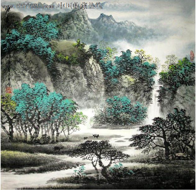 龙高建·四尺斗方精品山水-se13899286-山水国画原作-零售-7788收藏