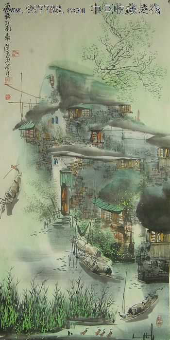 陆远水乡山水江南三尺03211