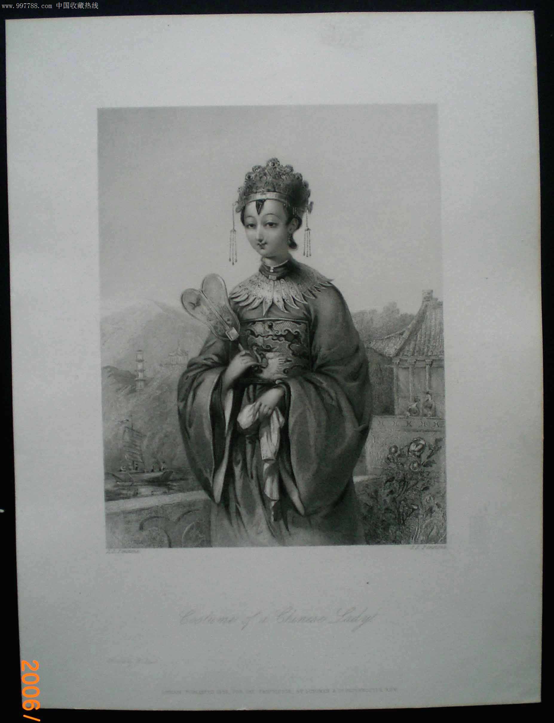 西方女人像----19世纪西方雕刻版画