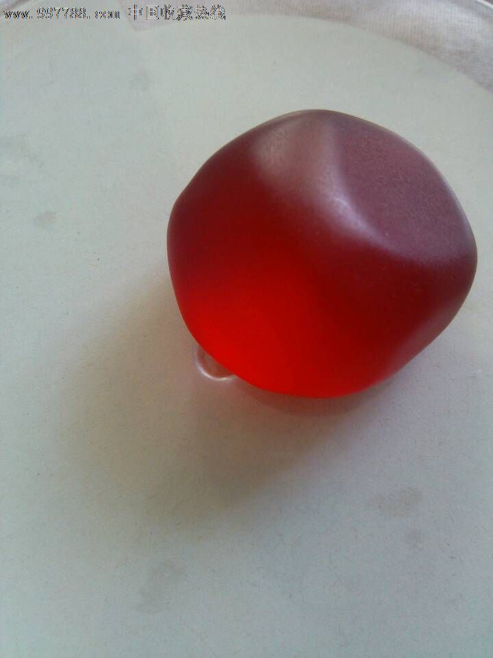 红宝石光籽料籽料长4.6宽3.8厚3.