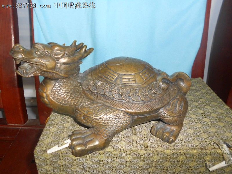 汉代青铜龙龟图片