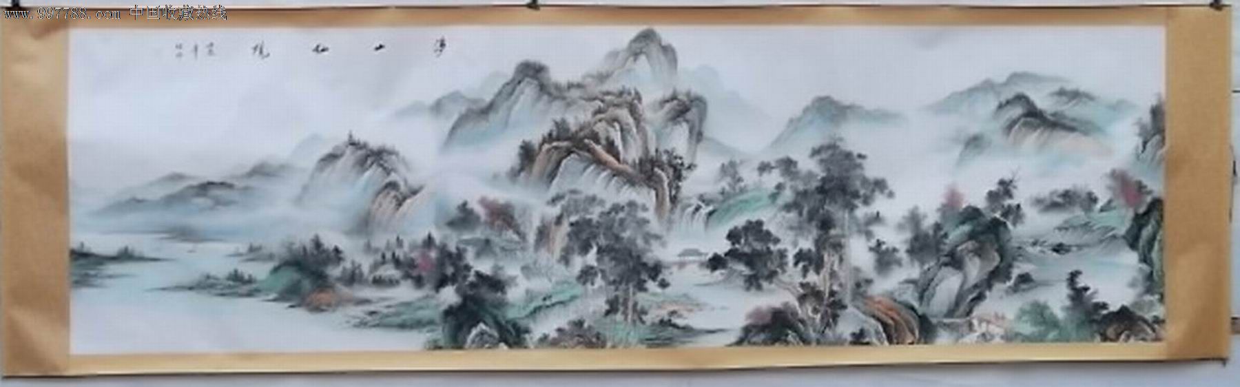 溪山仙境图.刘继伟原作