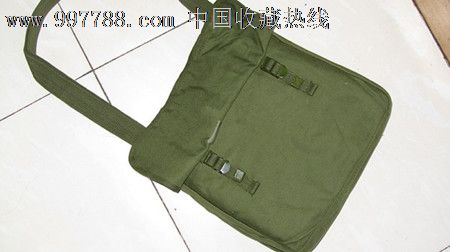 *用小挎包軍綠色帆布挎包(3524廠全新正品)軍迷收藏品