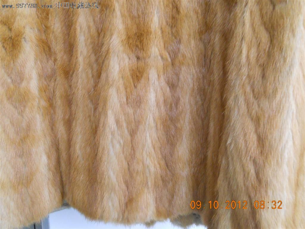 黄狼皮裘皮衣!