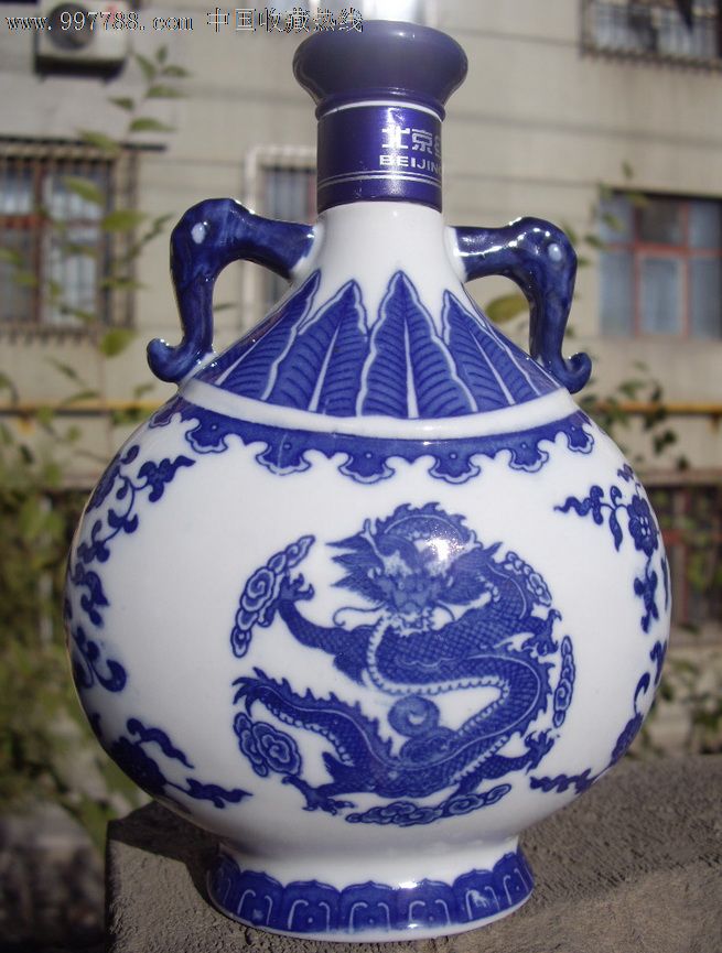 红星二锅头2:青花瓷(龙)珍品二锅头500ml