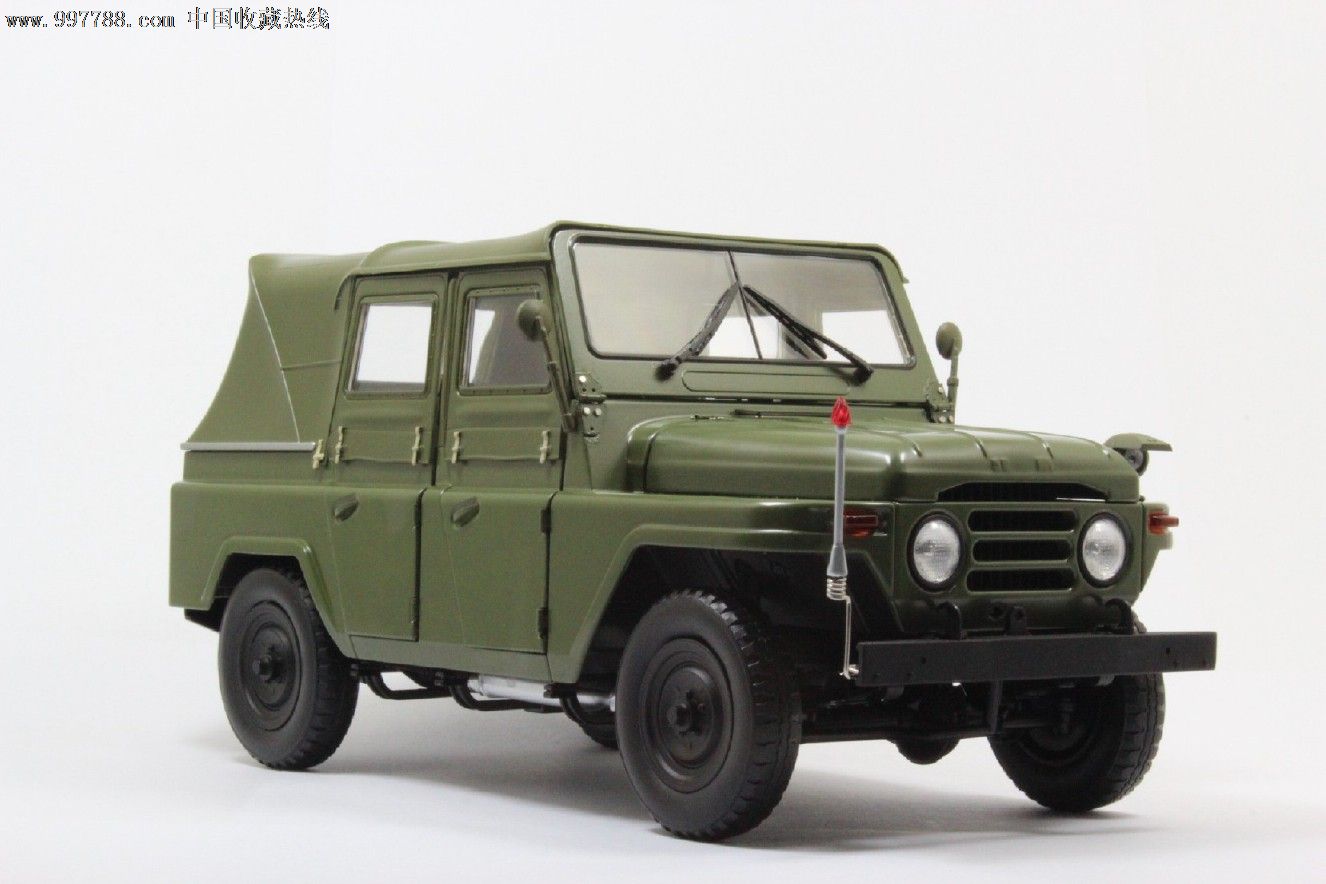 1:18合金成品限量款北汽北京吉普212bj212綠色硬頂版_轎車/賽車模型