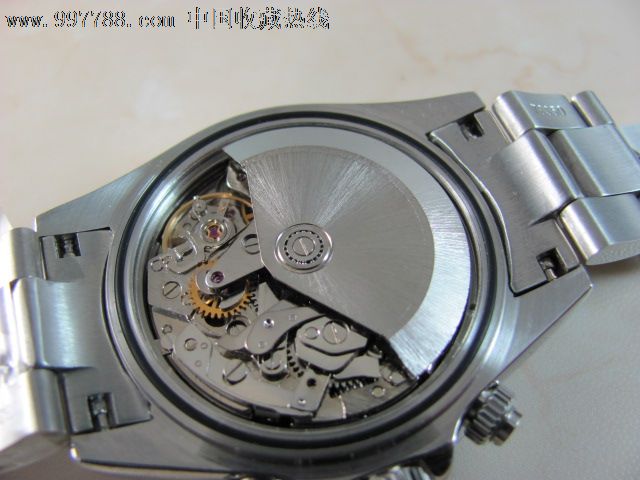 复杂的国产7750机芯黑盘多功能运动表