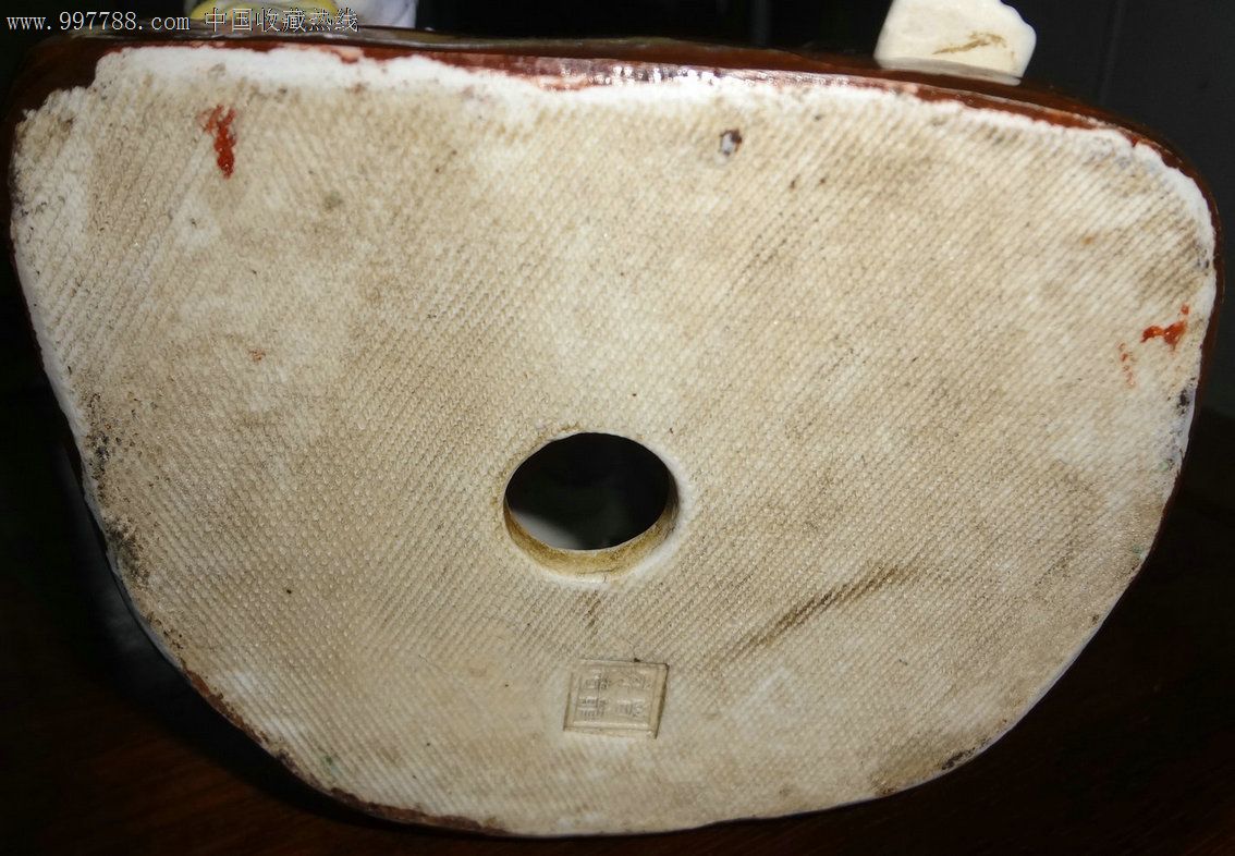 曾龙升款瓷塑观世音