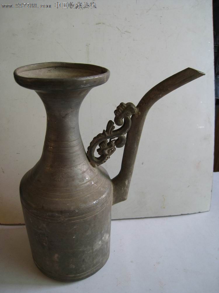 绍兴地区锡器老酒壶