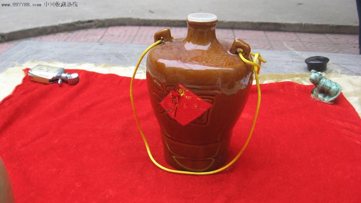 【酒瓶收藏】延安生产的隋唐原液一斤装酒瓶(完整完美)