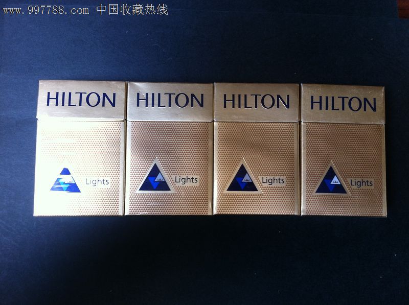 特价:希尔顿,蓝三角,侧面四种英文,关税未付版