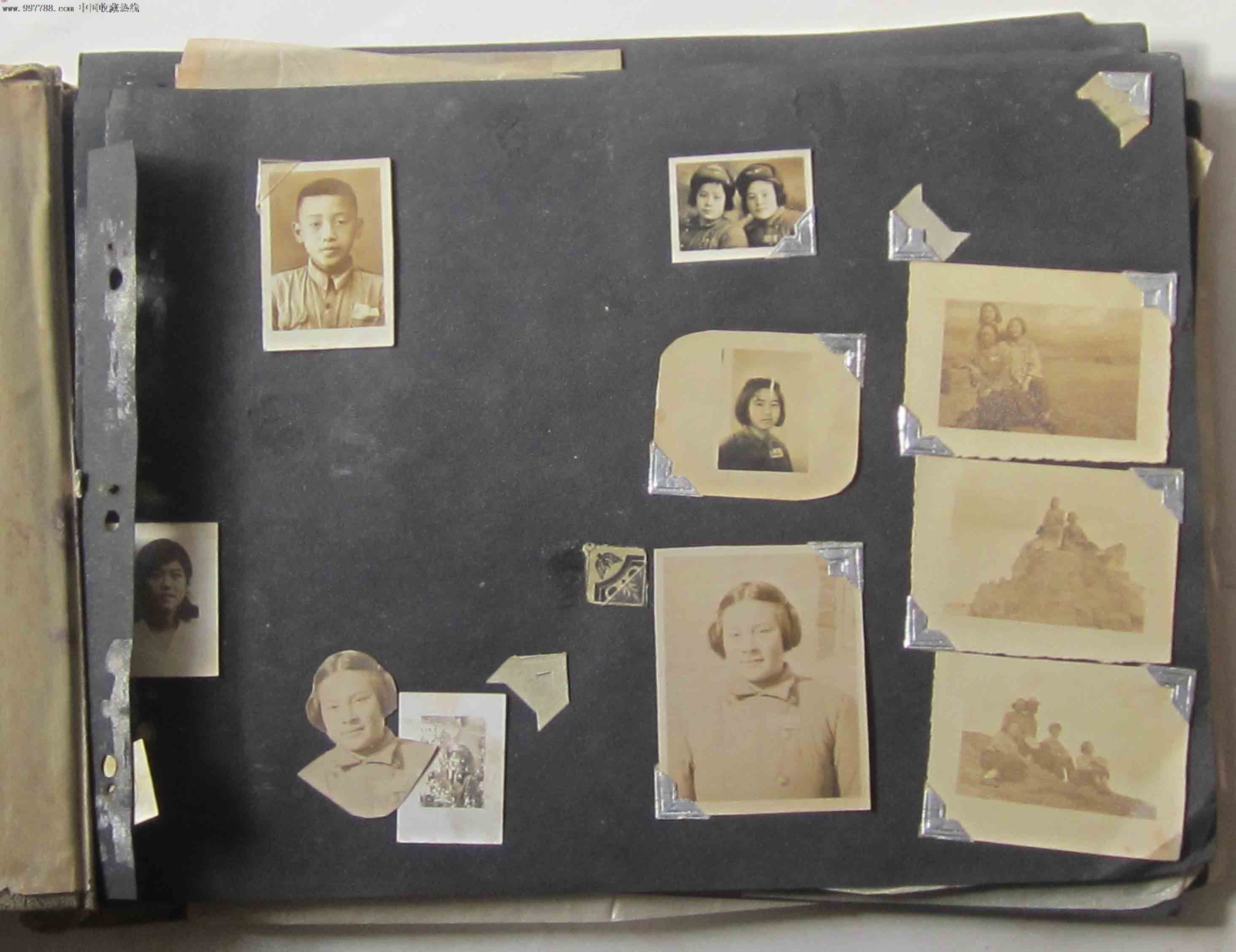 50-54年我国早期空将士照片白刃家庭收藏(老相册)