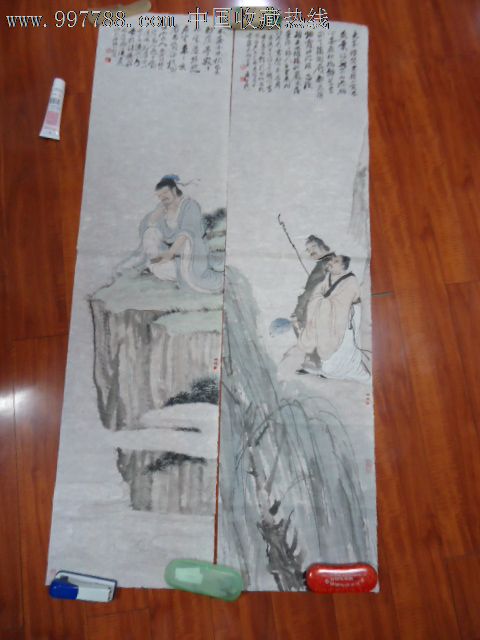 周灏画两副-价格:22000元-se15143853-人物国画原作-零售-7788收藏__收藏热线