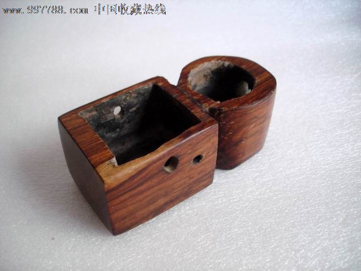 海南黄花梨老工具木工小墨盒