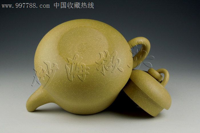 曼生葫芦*曼生十八式之一*原矿特级黄金段泥*袁征军,紫砂壶,21世纪10