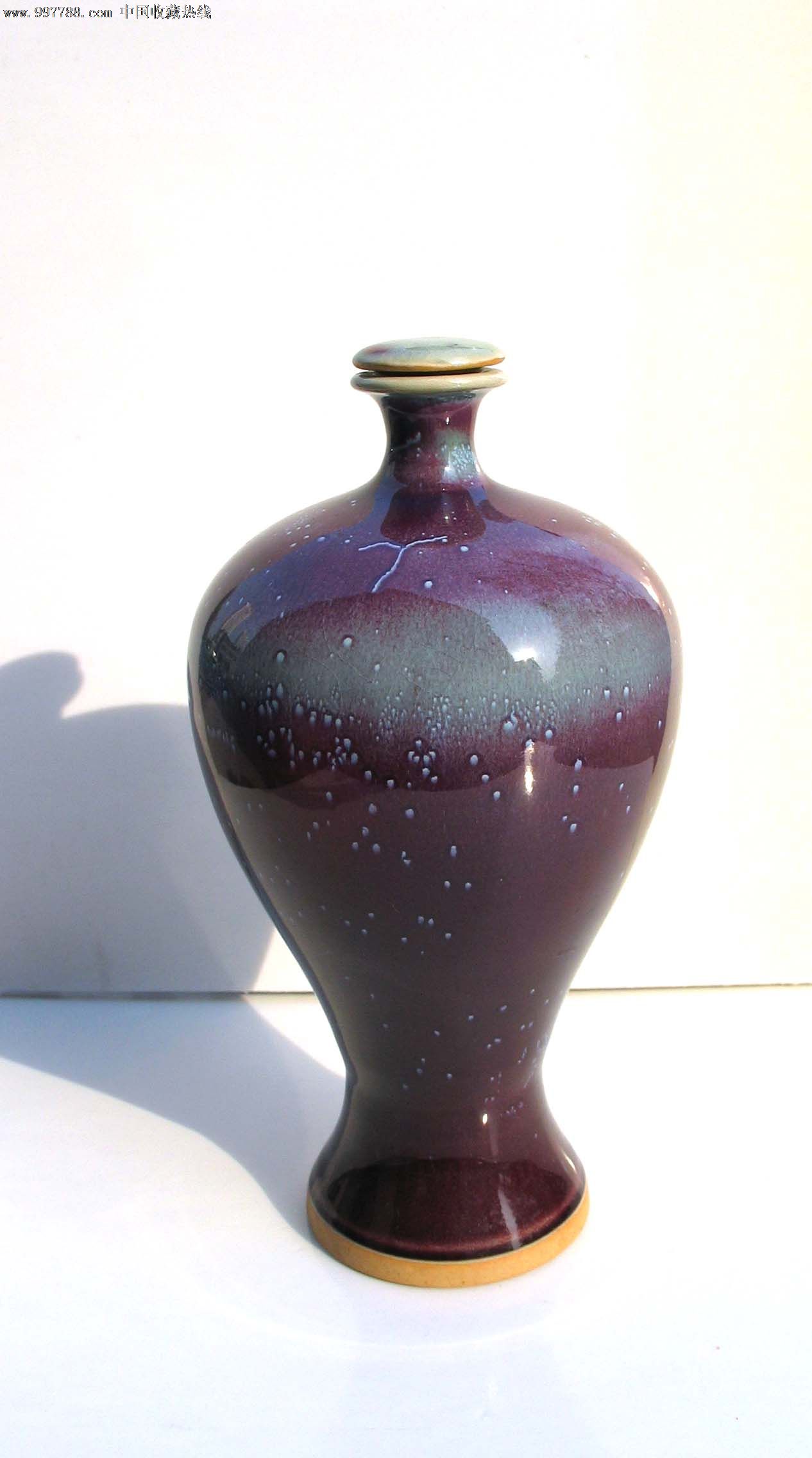 陶瓷酒瓶/钧瓷梅瓶钧瓷吉净典藏酒瓶