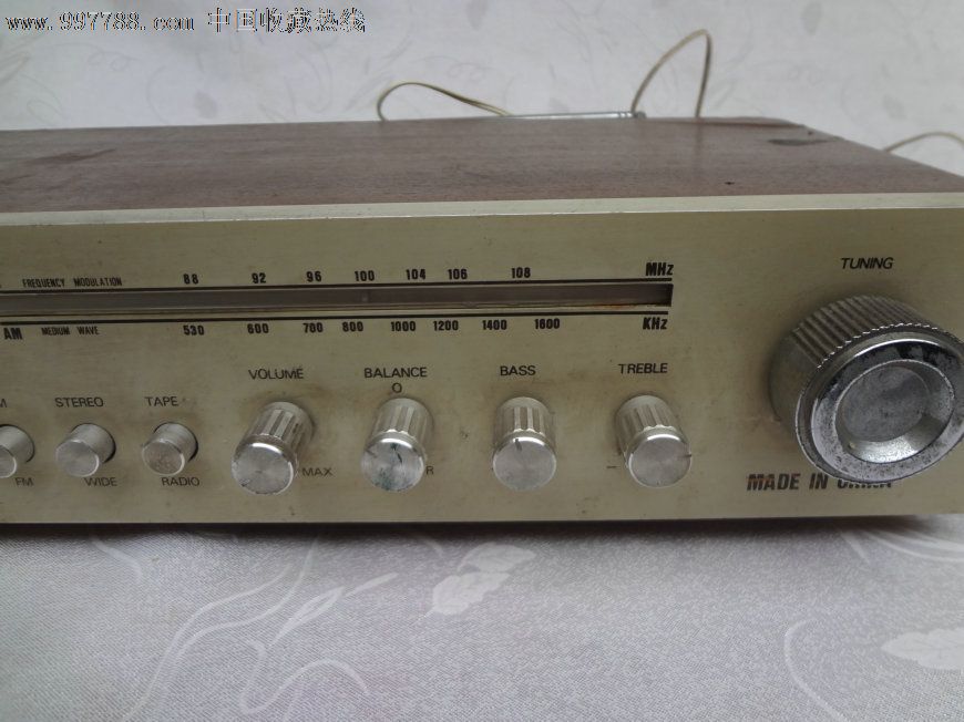 wpws-星河牌少见老收录机-外接喇叭音箱,广东佛山无线电八厂