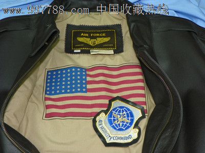 美国二战飞虎队a-2皮夹克l号