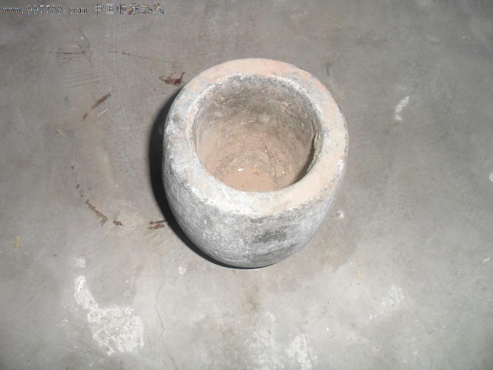 清代捣蒜用的石碗