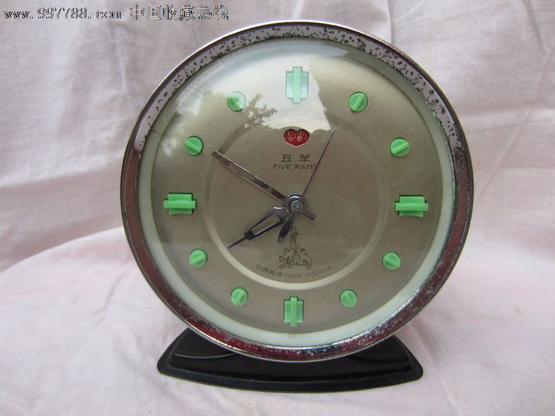 装饰品广州五羊闹钟_闹钟/马蹄表_配件图片_收藏价格_7788钟表收藏