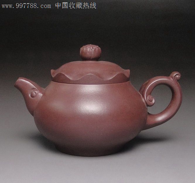 猪肝色紫泥顾景舟原样之僧帽【三羊开泰壶】-se15712826-紫砂壶-零售