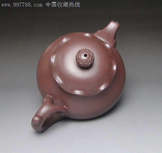 猪肝色紫泥顾景舟原样之僧帽【三羊开泰壶】-se15712826-紫砂壶-零售