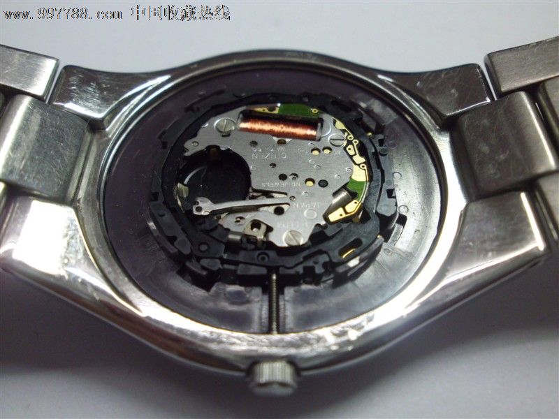 citizen西铁城光能表男装原装把头原装表链机芯e111m无电池