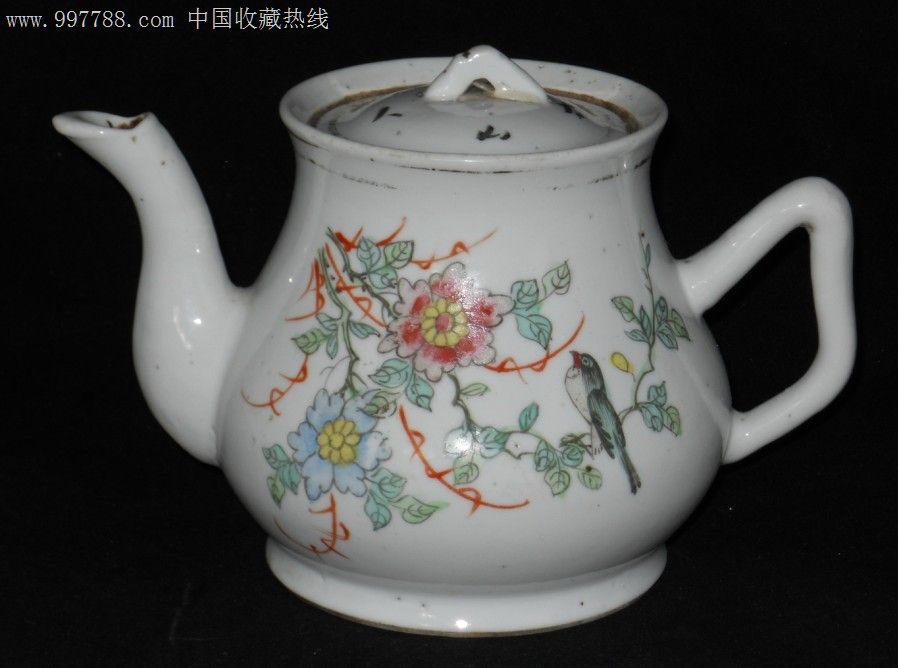民国粉彩老壶(江西程和顺造)稀少