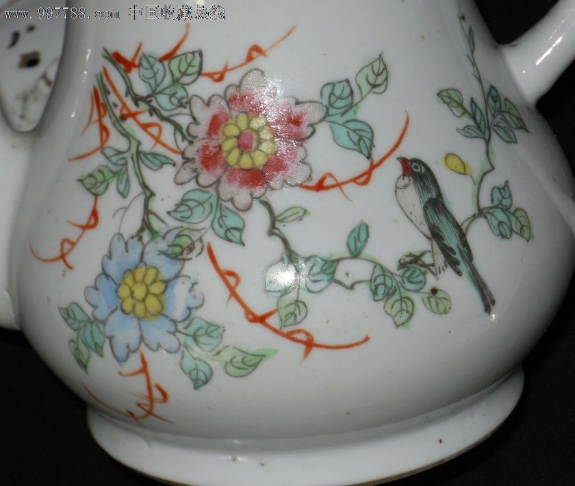 民国粉彩老壶(江西程和顺造)稀少