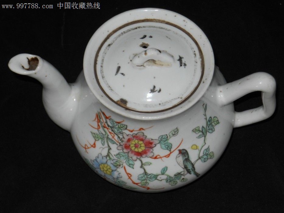 民国粉彩老壶(江西程和顺造)稀少