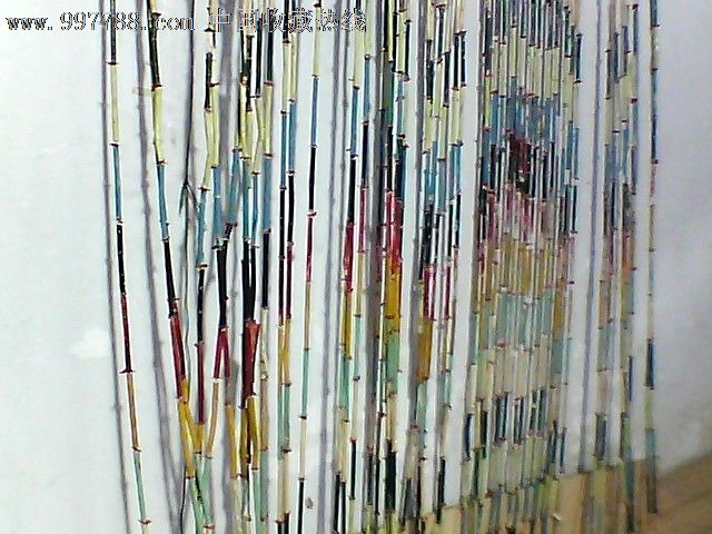 文革手工卷纸筒门帘(影视道具)