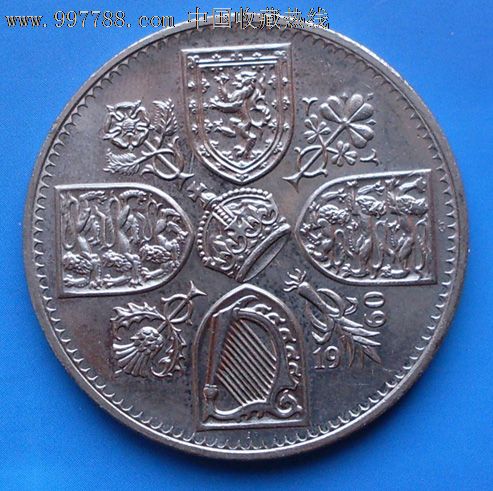 英国-1960年5先令克朗币