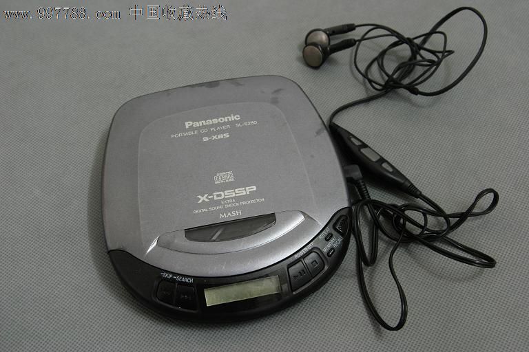 松下sl-s280cd随身听含原装线控耳机