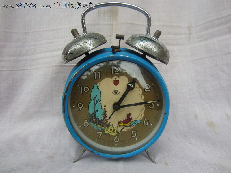 天津金鸡闹钟怀旧闹钟怀旧装饰品
