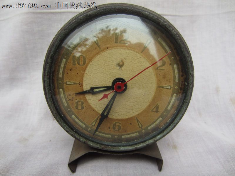 天津天津公私合营钟表厂金鸡闹钟怀旧闹钟怀旧装饰品