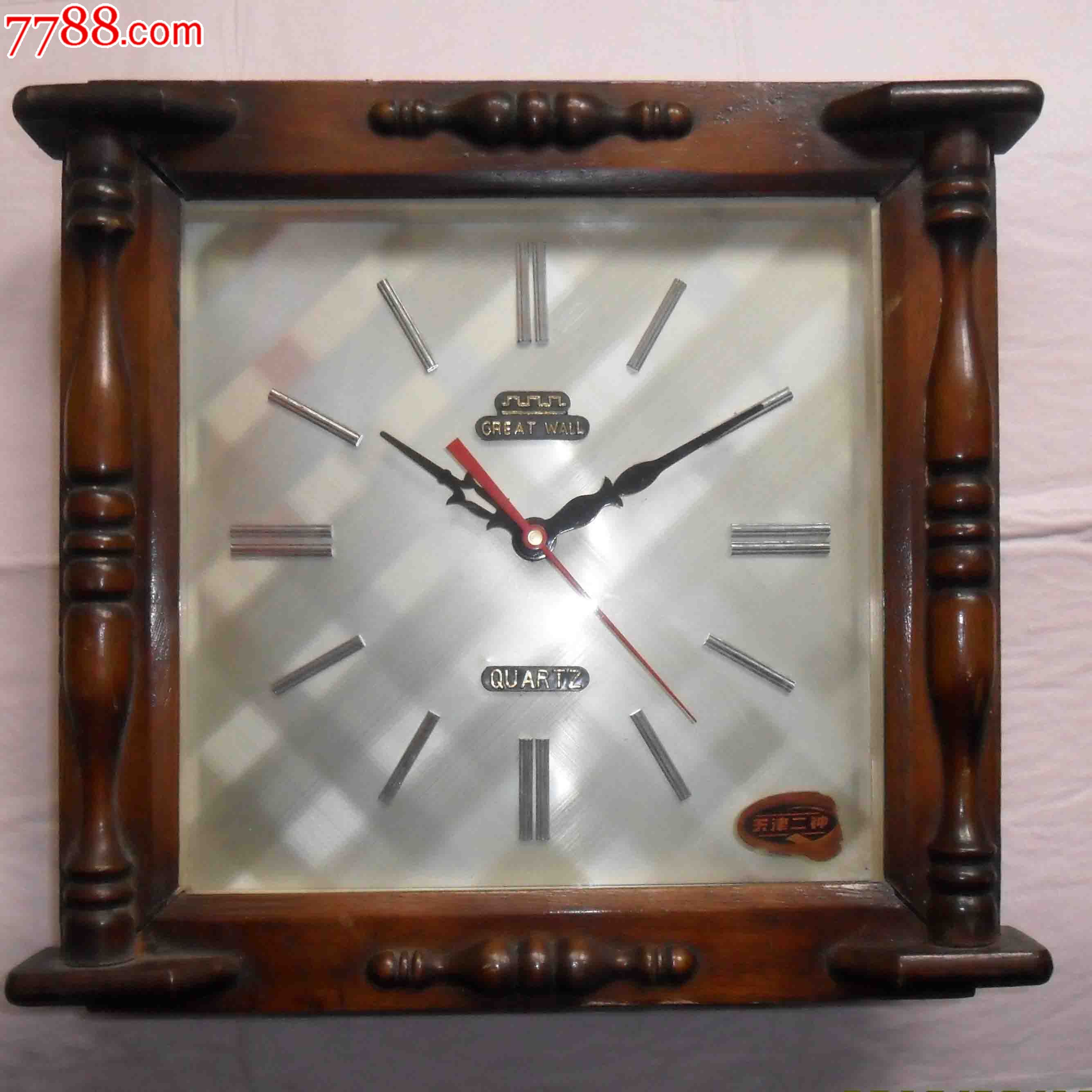 长城牌电子挂钟【品相如图】天津第二钟表厂制造