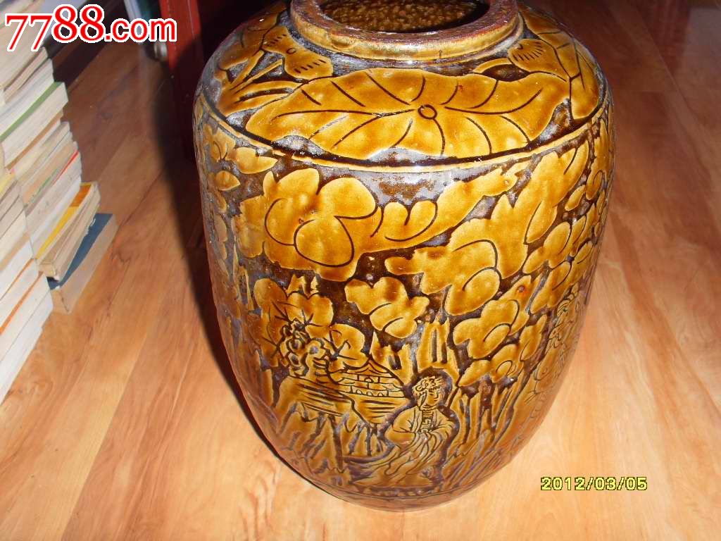 西游记人物故事陶罐_红陶_楚河汉界【7788收