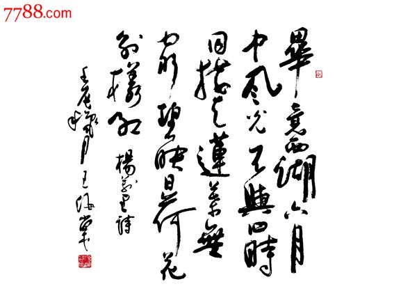 河北隆尧将军书法家江苏省*区副司令员王海棠将军草书作品