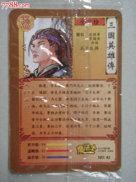 三国英雄传(42)-张辽(魔法士)