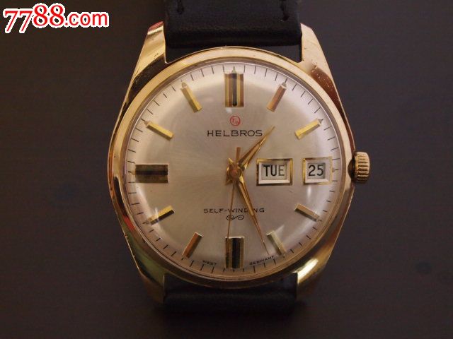 1965年德国军工(helbros)海尔布鲁斯自动双历腕表-se16754939-手表