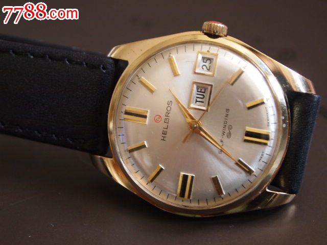 1965年德国军工(helbros)海尔布鲁斯自动双历腕表-se16754939-手表