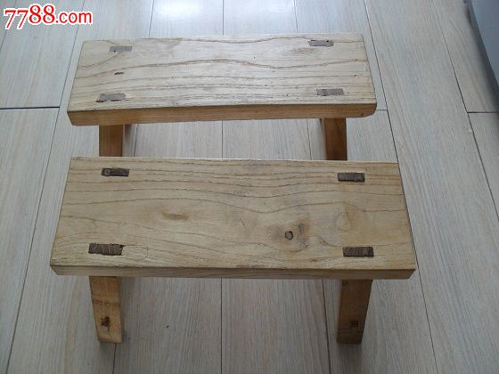 2个手工木质小凳子家用环保