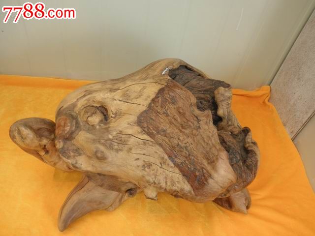 刘炳新根艺家作品专场------龟【枣木】_其他根雕/木雕_永泉斋【7788