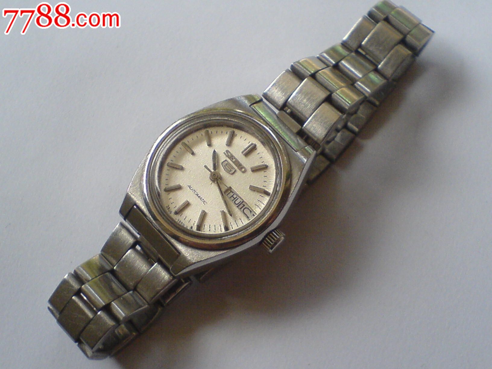 seiko精工2906-0950自动双历钢女表-se16950304-手表/腕表-零售-7788