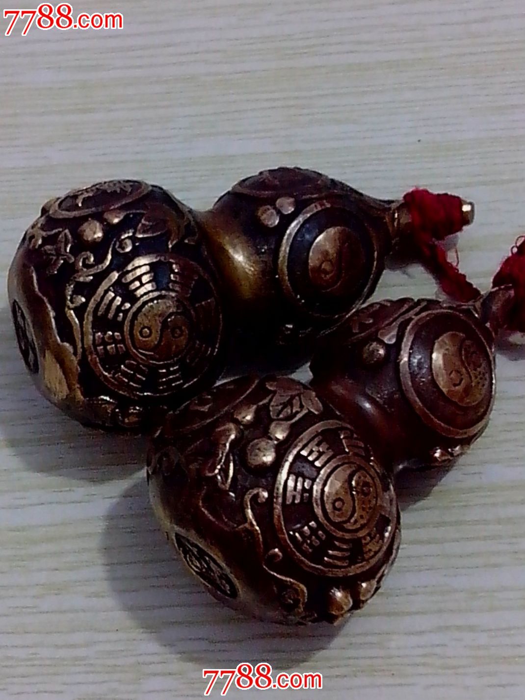 镇宅之宝-八卦葫芦一对