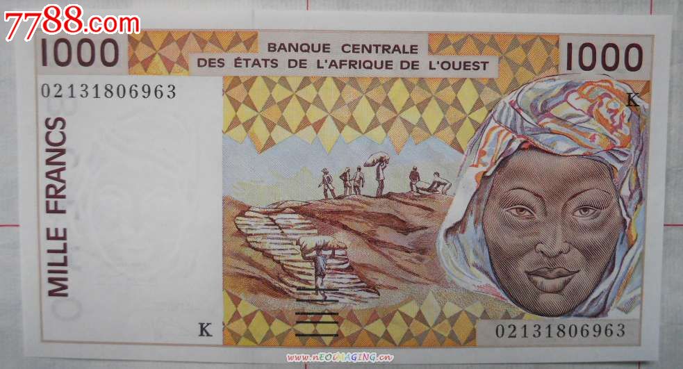 塞内加尔货币图片