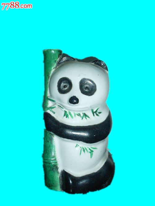 熊猫抱竹五粮液80年代图片