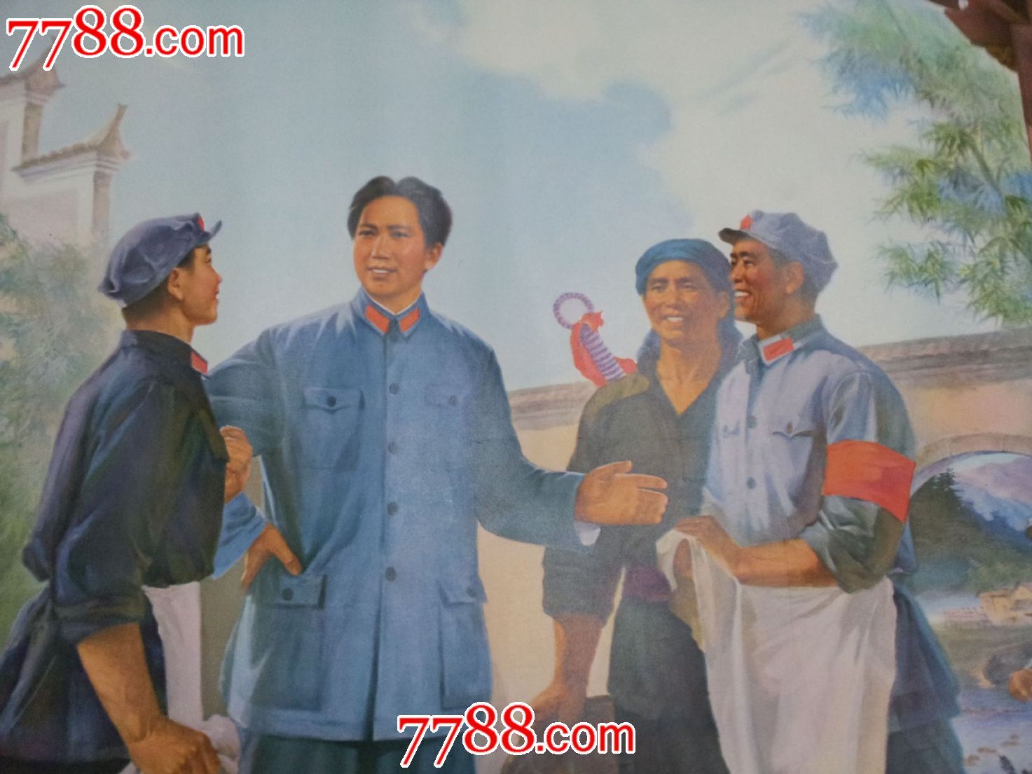 毛委员和我们在一起